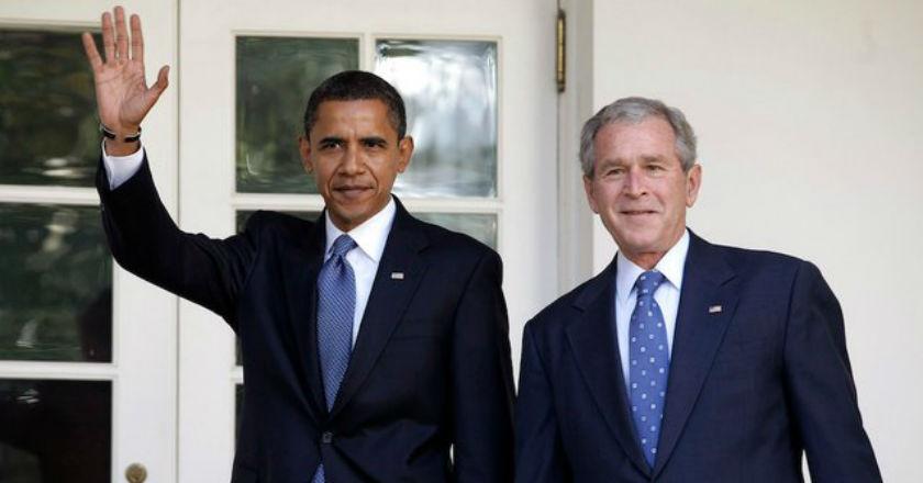 Tak Ingin Trump Hadir, Obama dan Bush Tampil Bareng di Mendiang McCain