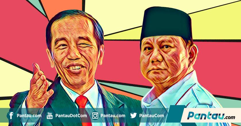 Hasil Survei Y-Publica: Jokowi vs Prabowo, Adu Kuat Nu dengan Muhammadiyah-FPI