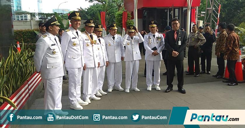 Usai Dilantik Presiden, 9 Gubernur-Wakil Gubernur Terpilih Kunjungi KPK