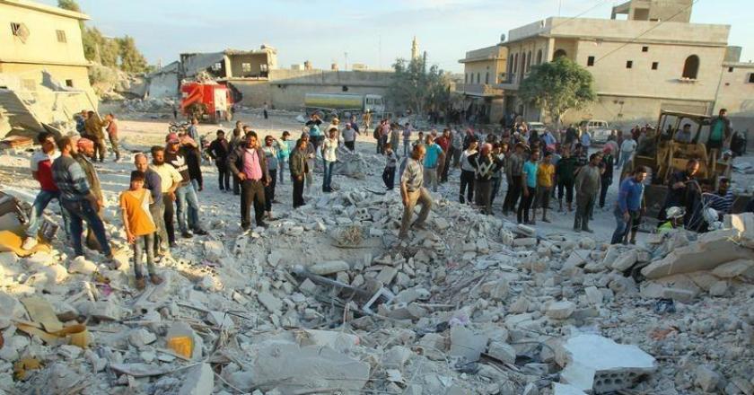 Begini Serangan Jet Tempur Rusia Terjang Sarang Teroris di Idlib Suriah