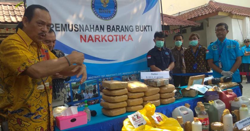 BNN Musnahkan Barang Bukti Narkotika dari Berbagai Jenis, Apa Saja?