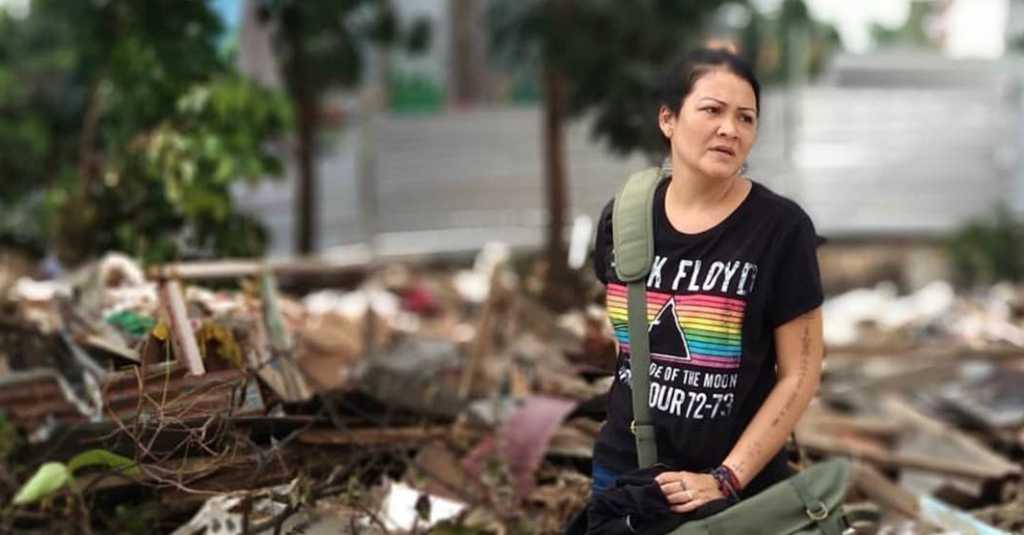 Melanie Subono Beri Bantuan untuk Korban Banjir