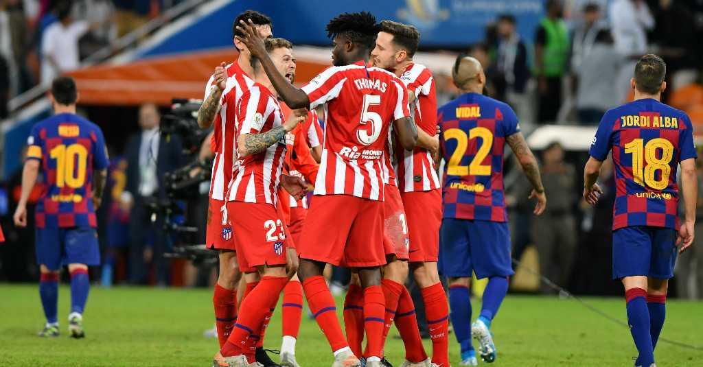 Dramatis, Atletico Singkirkan Barcelona di Piala Super Spanyol