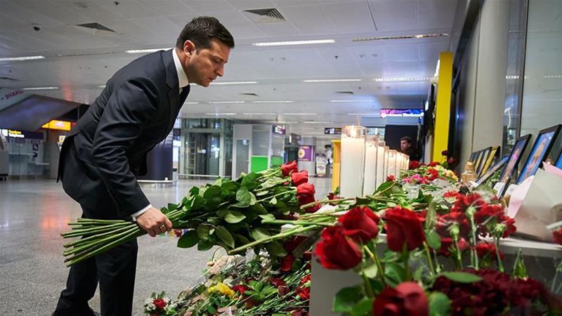 Presiden Ukraina: Kebenaran Jatuhnya Pesawat di Iran Tak Bisa Disembunyikan