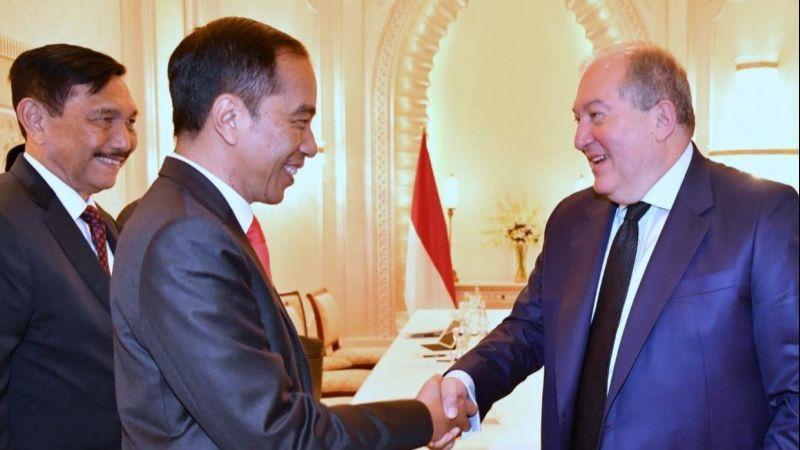 Jokowi Meminta Adanya Bebas Visa untuk Indonesia ke Presiden Armenia