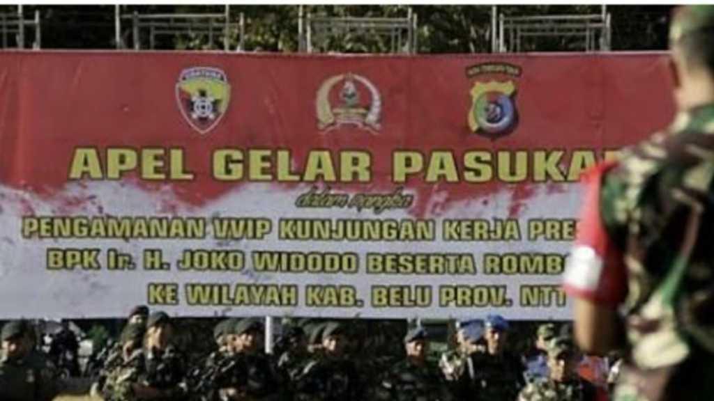 Hampir Seribu Personel Pengamanan VVIP Amankan Kedatangan Jokowi di NTT