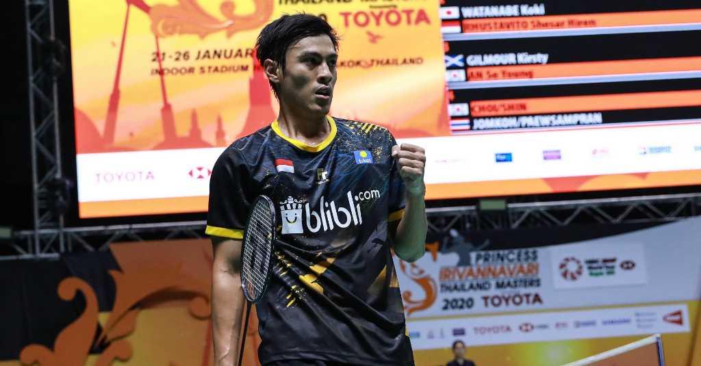 Shesar Hiren Rhustavito Tantang Jojo di Babak ke-2 Indonesia Masters 2023