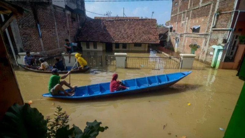 Banjir di Kabupaten Bandung Rendam 6 Sekolah dan Ribuan Rumah