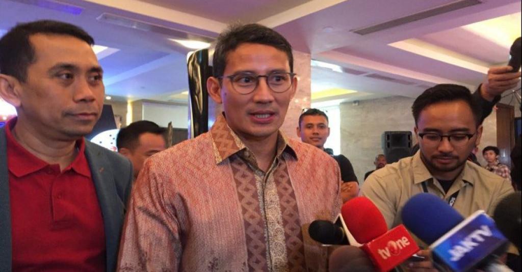 Bertemu Anies Baswedan di Rakerda Gerindra, Sandiaga Uno: Kangen Bro!