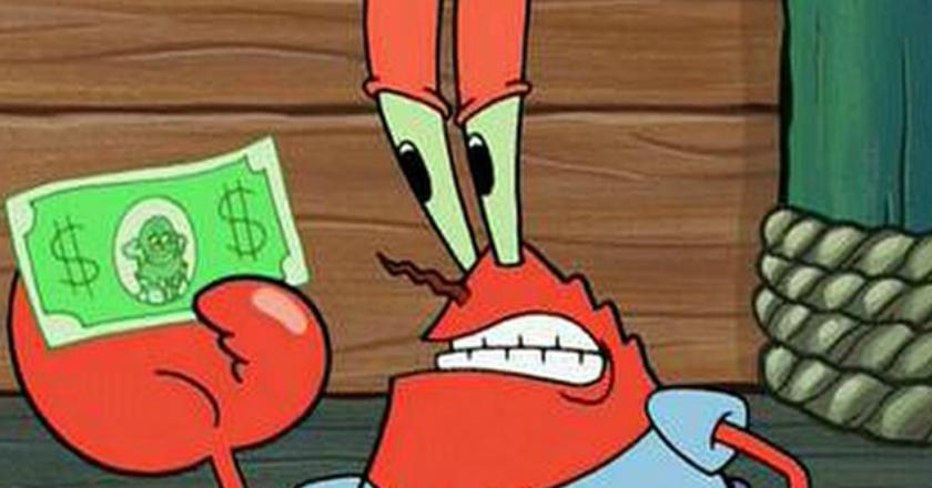 Buat Kalian, Jangan Segan Tiru Gaya Bisnis Si Pelit Mr Krabs