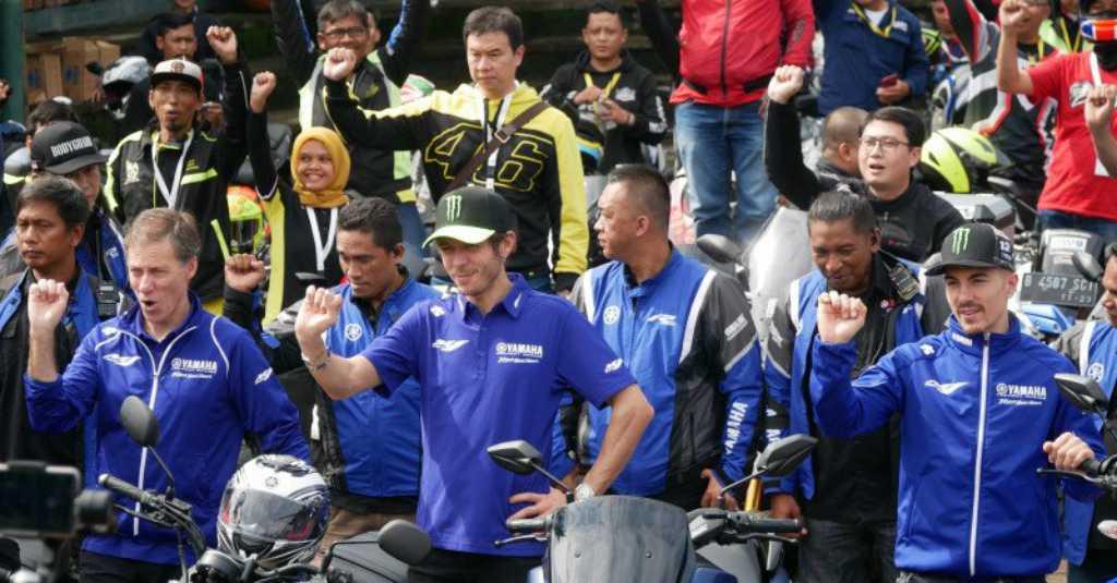 Rossi dan Vinales Sapa Penggemar di Indonesia