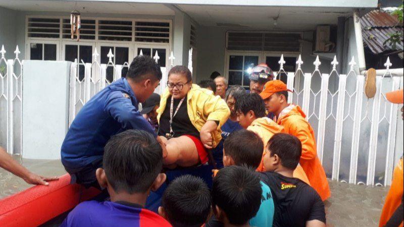 Hujan Guyur Jakarta Semalaman, Pintu Air Karet dan Jembatan Merah Siaga 1