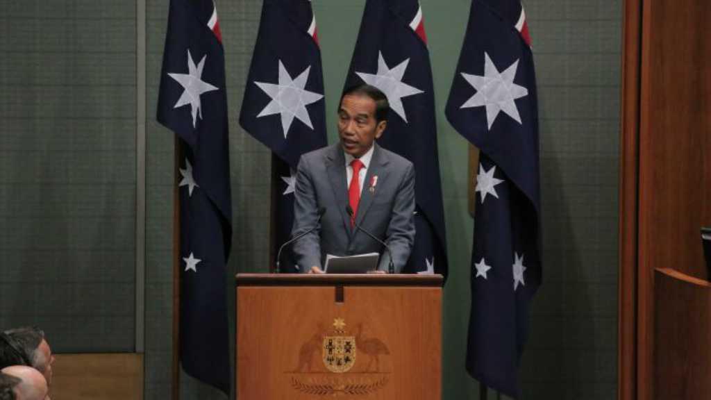 Jokowi Gunakan Bahasa Indonesia Berpidato di Hadapan Parlemen Australia