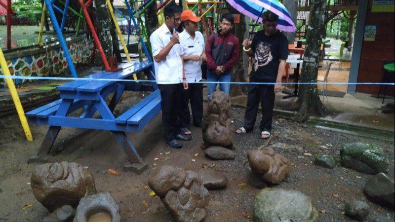 Patung yang Ditemukan di Kawasan Batu Mahpar Tasikmalaya Akan Diteliti