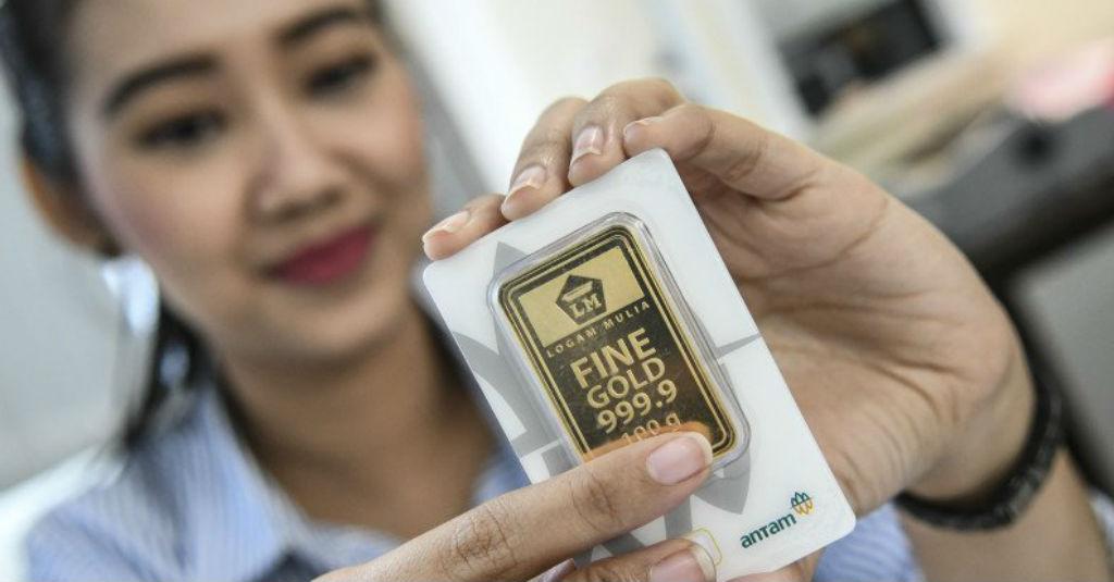 Harga Emas Antam Turun, Rp779 Ribu per Gram