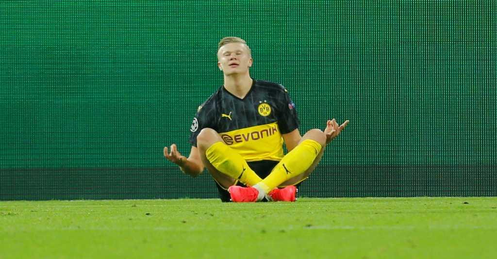 Erling Haaland Jadi Pemain Terbaik di Laga Dortmund vs PSG