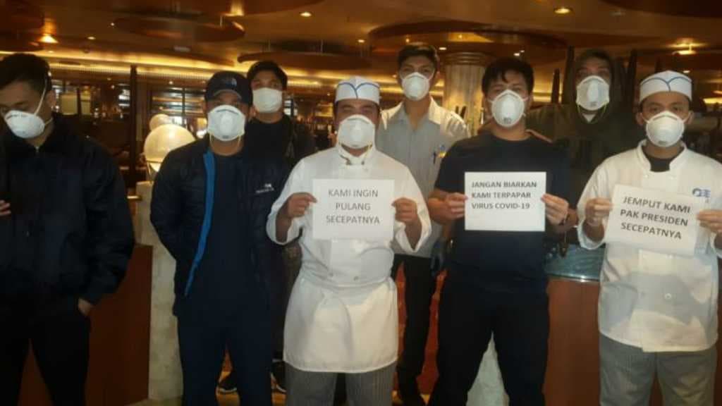 WNI di Diamond Princess: Pak Jokowi, Jangan Biarkan Kami Mati Perlahan