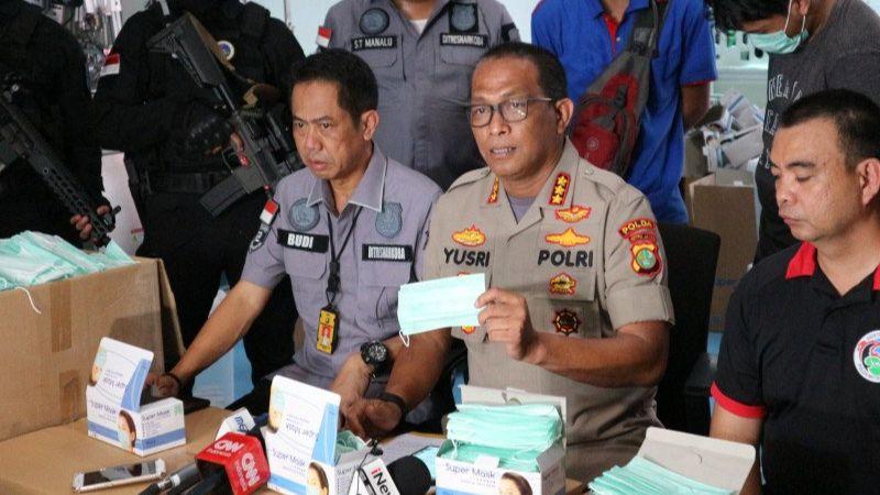 Bukan Main! Pabrik Masker Ilegal di Cilincing Beromzet Rp200 Juta per Hari