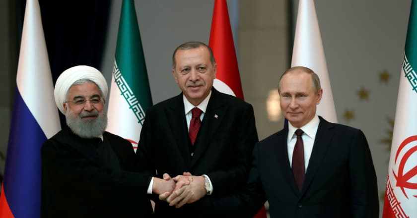Rouhani-Erdogan-Putin Bertaruh untuk Perdamaian Suriah