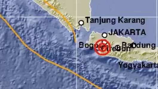 Gempa Bumi Magnitudo 5 Guncang Sukabumi, Getaran Terasa Sampai Jakarta