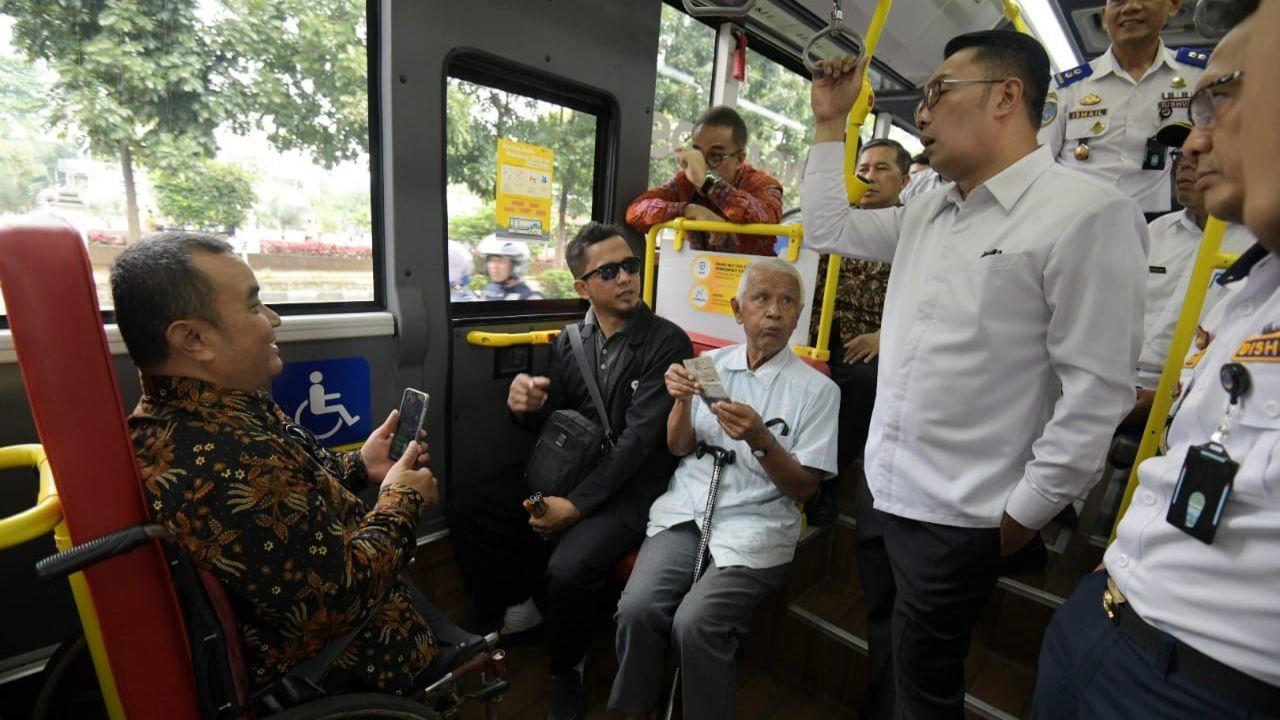 Pemprov Jabar Luncurkan Bus Ramah Disabilitas, Lansia hingga Ibu Hamil
