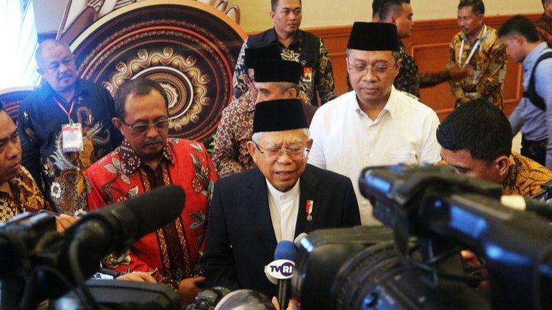 Ma'ruf Amin Sebut Omnibus Law Tak Akan Hilangkan Otonomi Daerah