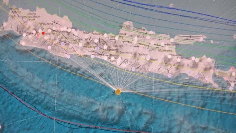Gempa Magnitudo 5 di Selatan Pulau Jawa Terasa hingga ke Bantul
