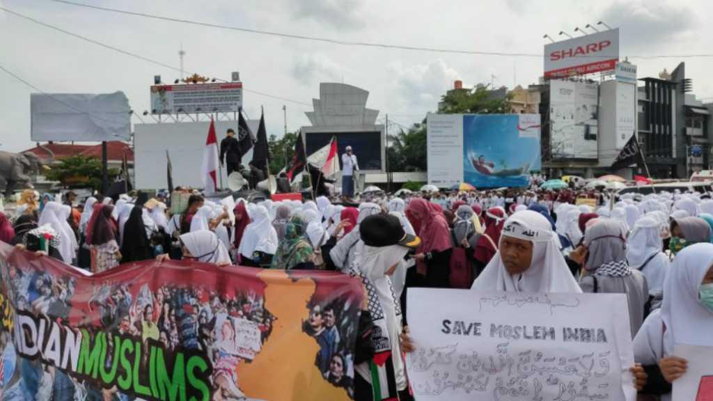 Ratusan Umat Islam Gelar Aksi Bela Muslim India
