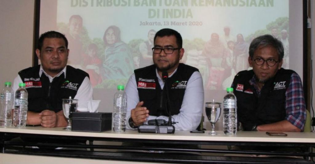 ACT Beri Penjelasan Soal Bantuan Indonesia ke India