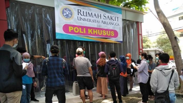 Ditunjuk Jadi Lokasi Tes COVID-19, RSUA Surabaya Kewalahan Tangani Pasien