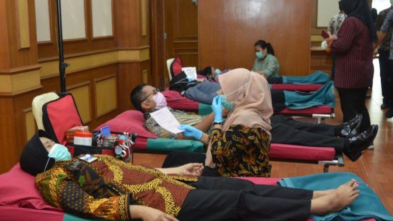 Tanggap Korona, Kemenhan Adakan Kegiatan Donor Darah