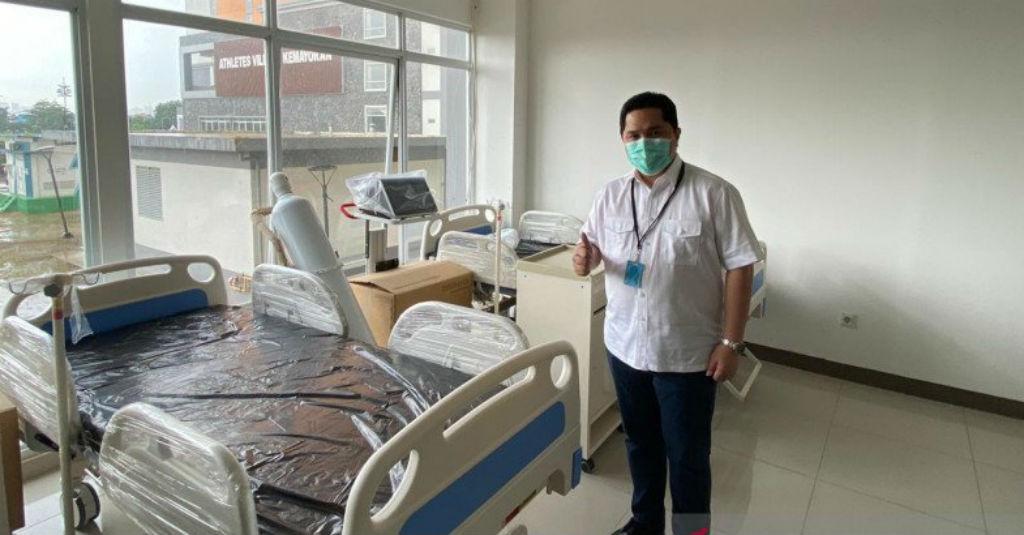 Erick Thohir Sebut Angkasa Pura dan PT KAI Merugi di Tengah Wabah Korona