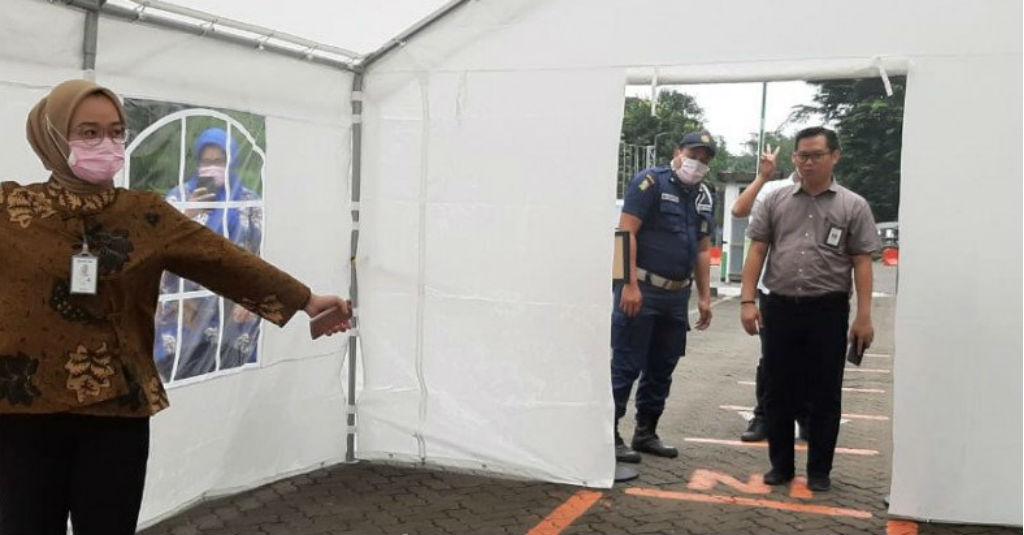Demi Cegah Penyebaran Korona, Kementan Pasang 4 Booth Disinfektan