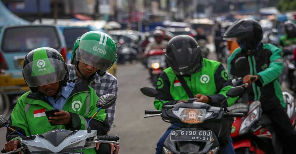 Polri Imbau Pengemudi Ojek Online Jaga Jarak Guna Cegah Penularan Korona