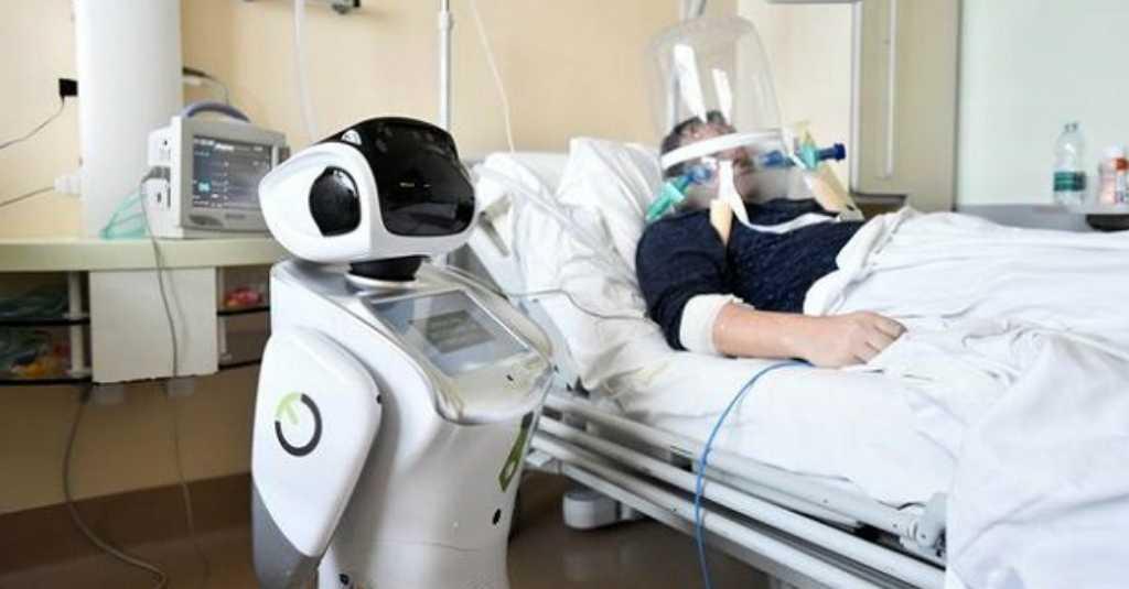 Petugas Medis di Italia Dibantu Robot Tommy untuk Merawat Pasien Korona