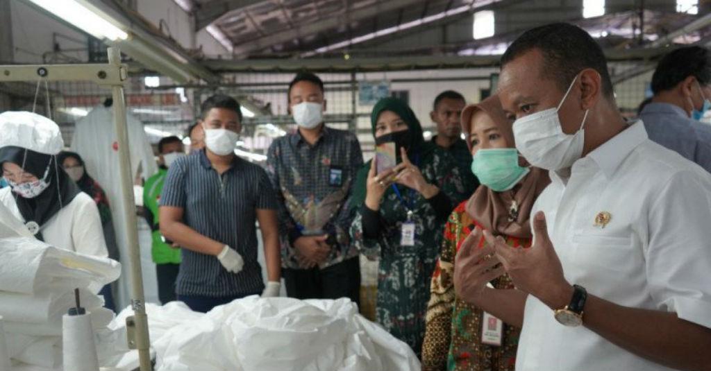 BKPM Pantau Langsung Produksi APD yang Peroleh Izin Edar