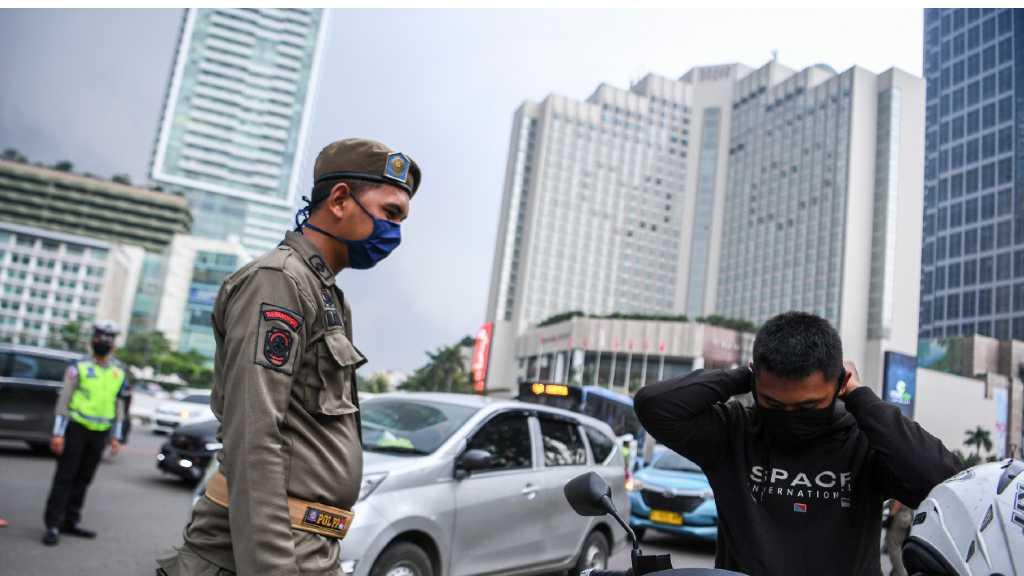 3.474 Pengendara Langgar PSBB di Jakarta di Hari Pertama Penindakan