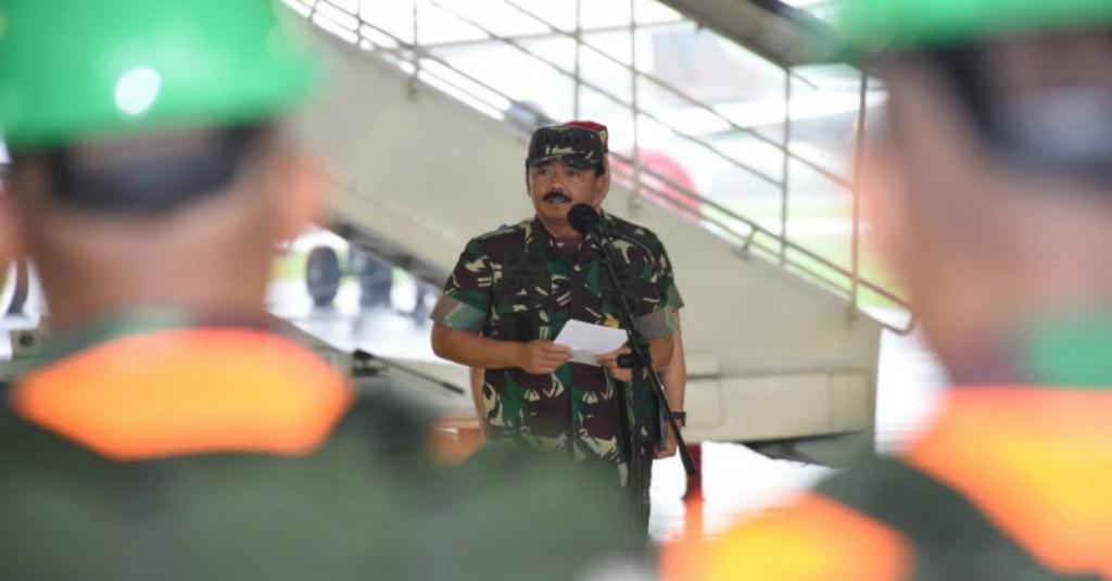 Hadi Tjahjanto: Ada 1.187 Kasus COVID-19 di TNI, 55 Prajurit Positif