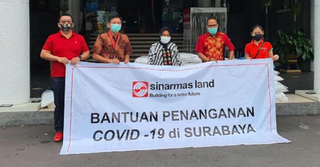 Perangi Virus Korona, Sinar Mas Land Serahkan 1.000 APD ke Pemkot Surabaya