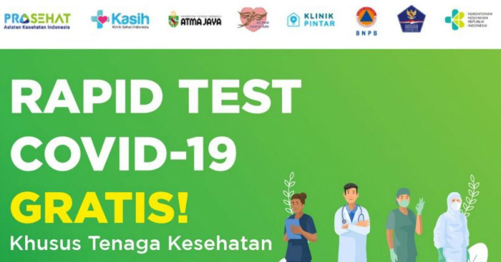 ProSehat Adakan Rapid Test Gratis untuk Tenaga Kesehatan