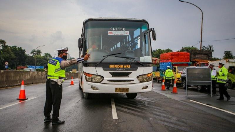 Ada 1.689 Kendaraan Dipaksa Putar Balik Terkait Larangan Mudik