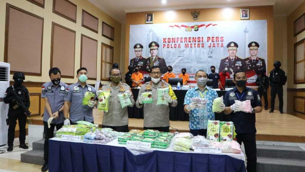 Bongkar Peredaran Narkoba, Polda Metro Sita 46 Kg Sabu dan 65 Ribu Ekstasi