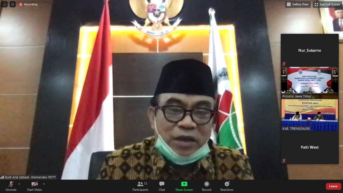 Wamendes: Warga Desa Harus Merasakan Manfaat BLT Dana Desa Saat Lebaran