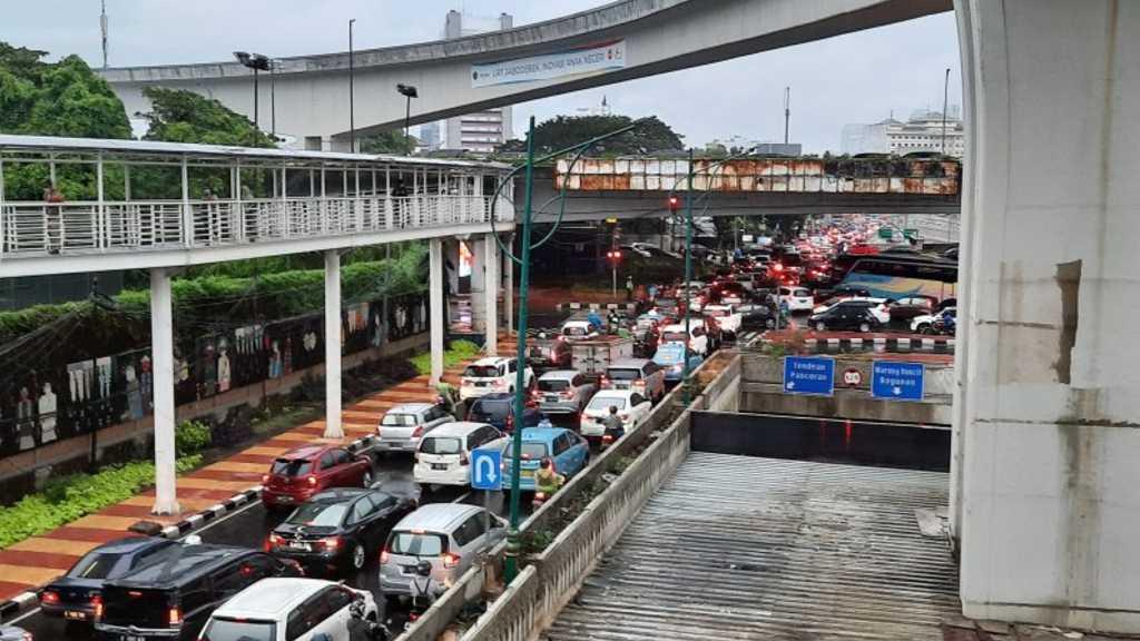 Duh, Begini Kepadatan Arus Lalu Lintas di Jakarta Sore Ini