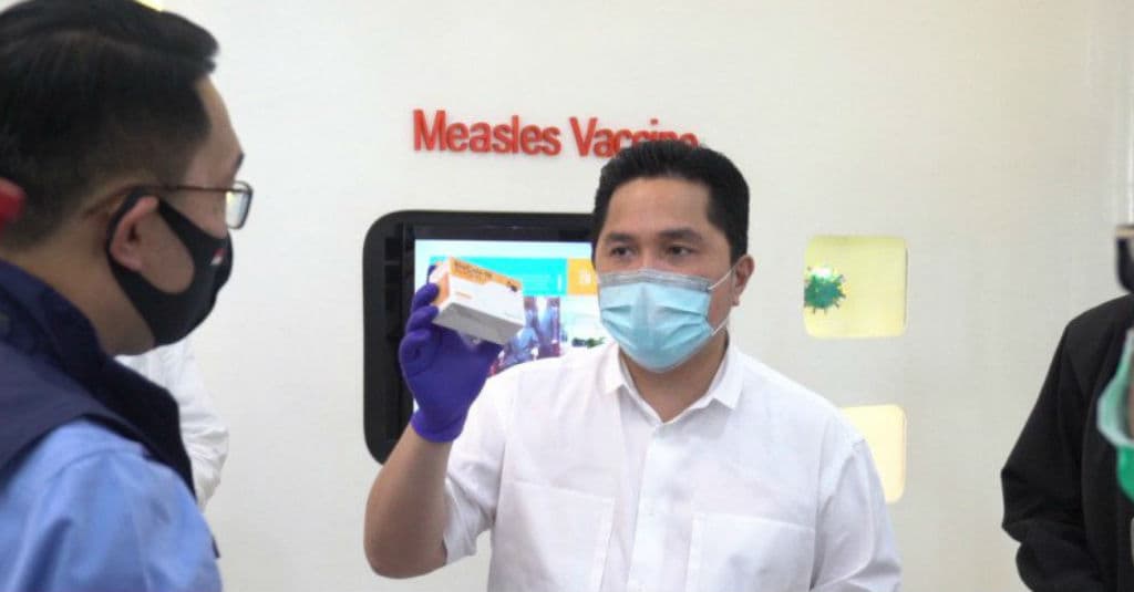 Menteri BUMN Pantau Kesiapan Laboratorium Bio Farma Hadapi COVID-19