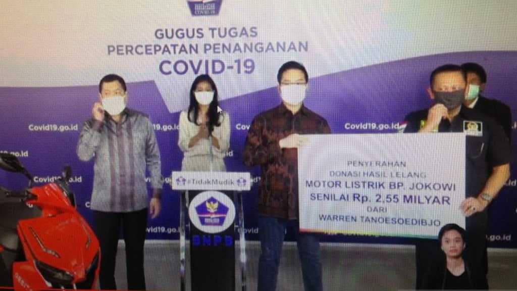 Setelah Diganti, Pemenang Motor Listrik Jokowi Trah Hary Tanoesoedibjo