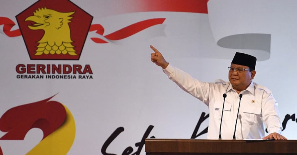 Survei Voxpopuli: Elektabilitas Prabowo Tertinggi tapi Dibuntuti 3 Gubernur