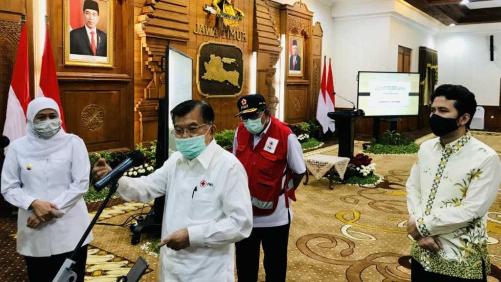 Kepada Khofifah, JK: Warga Harus Lebih Disiplin Terapkan Protokol Kesehatan
