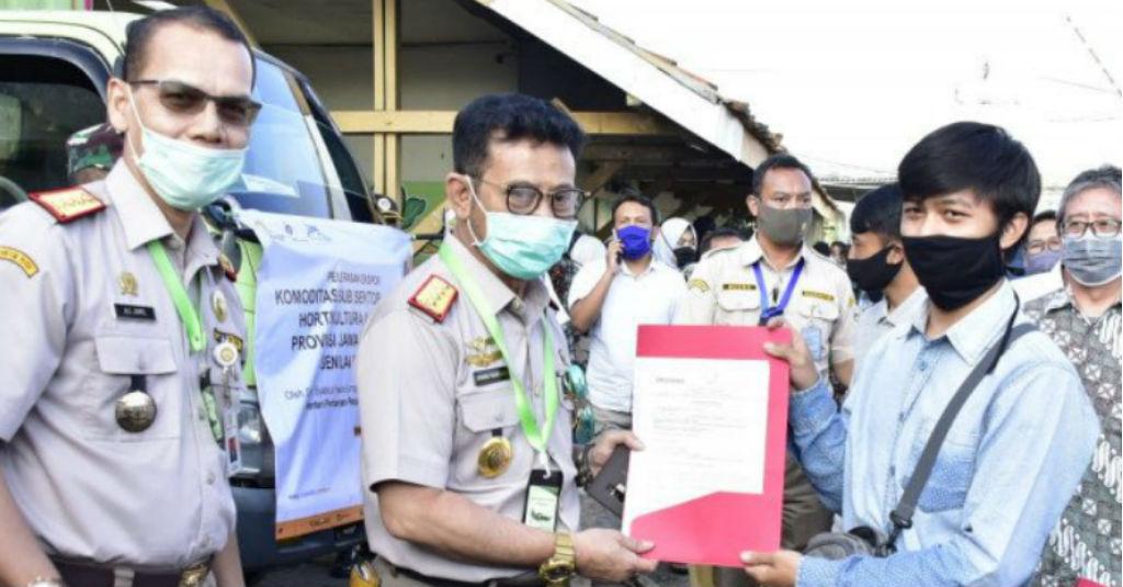 Mentan Lepas Ekspor 6 Komoditas Unggulan Jawa Barat