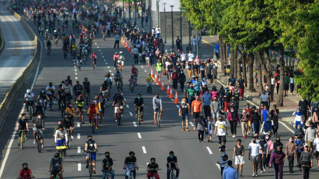 5 Orang di CFD Jakarta Reaktif, Polri: Hasil Swab Test Tunjukkan Negatif